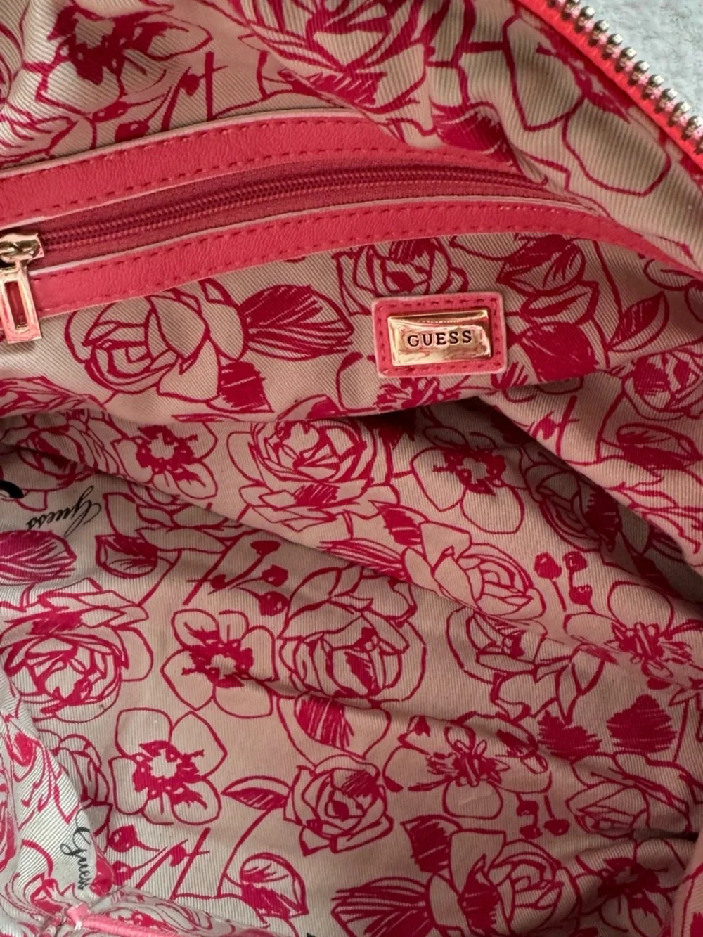 Guess Hot Pink Stud-Accent Satchel - Picture 5 of 5